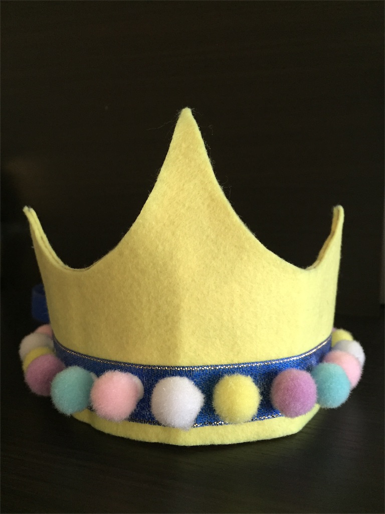 型紙 100均フェルトで簡単ベビークラウン”王冠”の作り方みみねこ日誌