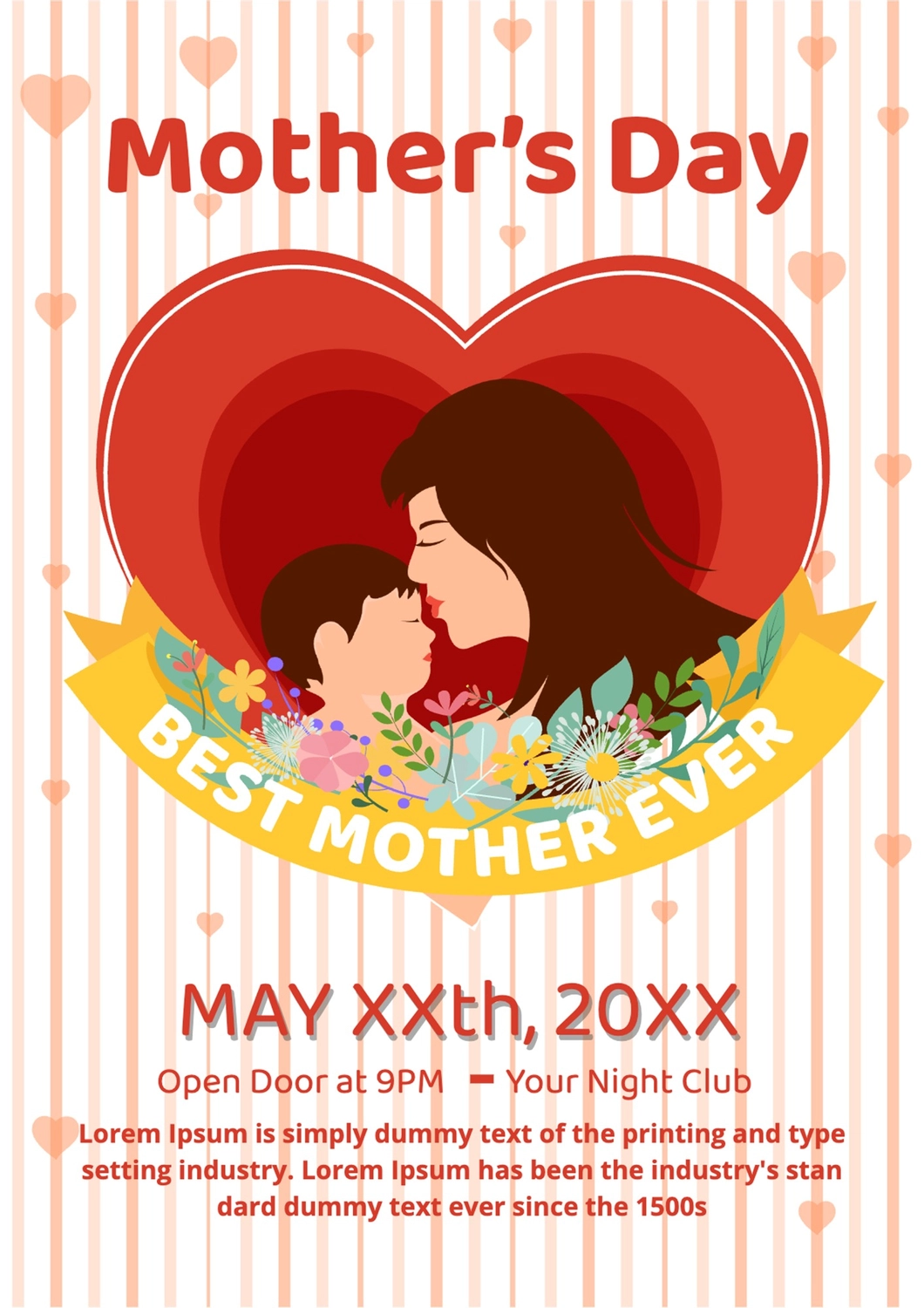 母の日イラスト・画像・テンプレート