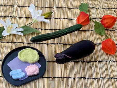 お盆のイラスト - 夏の恒例行事の可愛いフリーイラスト - チコデザ