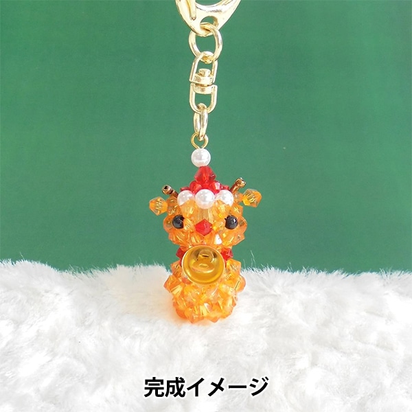 デリカビーズで作るクリスマスツリーのステッチストラップの作り方キーホルダー・ストラップアクセサリー アトリエハンドメイドレシピ 作り方 と手作り情報サイト