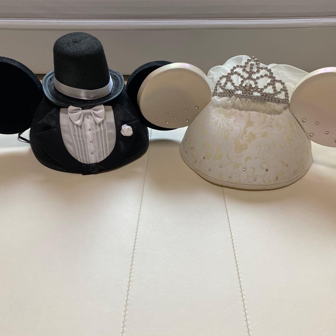 ディズニー ミッキー ミニー ウエディングイヤーハット セット
