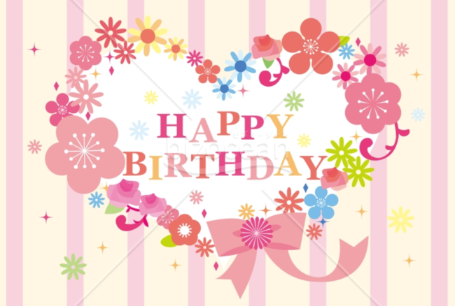 3Dポストカード ブーケシリーズ プリンセスオールスター バースデーカード01 S3651