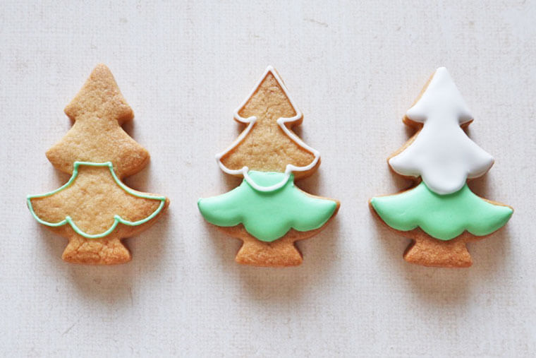 クッキークリスマスツリーの作り方
