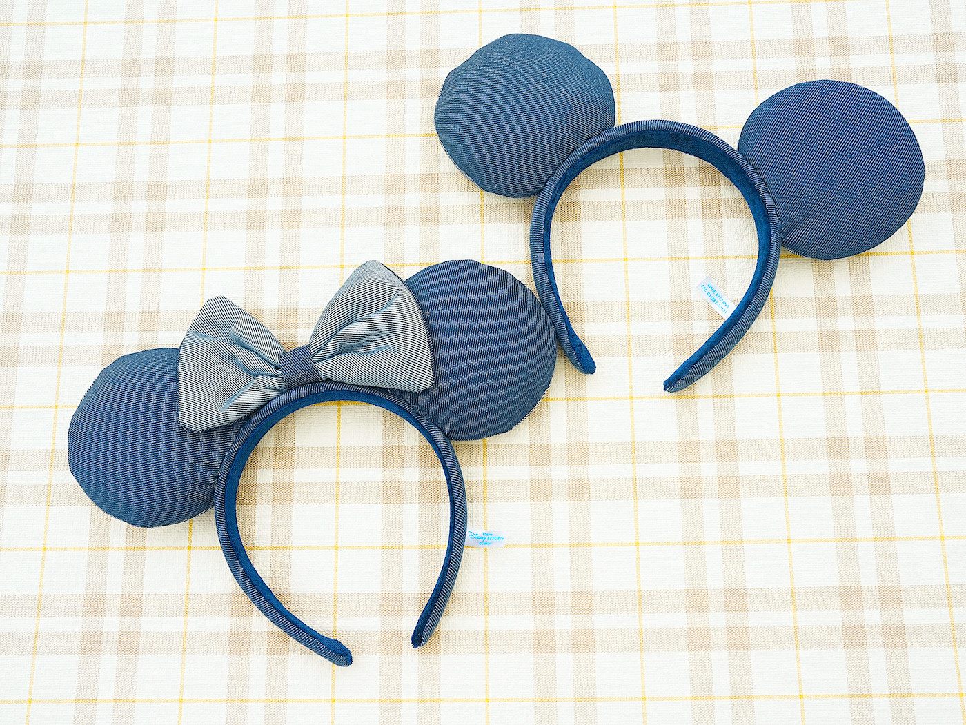 ディズニー ミッキー耳風カチューシャ ディズニーシー カチューシャ 15周年 ペア カップル ミッキー ミニー ディズニーシ