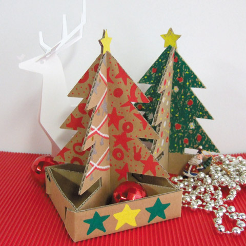 クリスマス工作子供も簡単に作れるクリスマスツリーなど多数