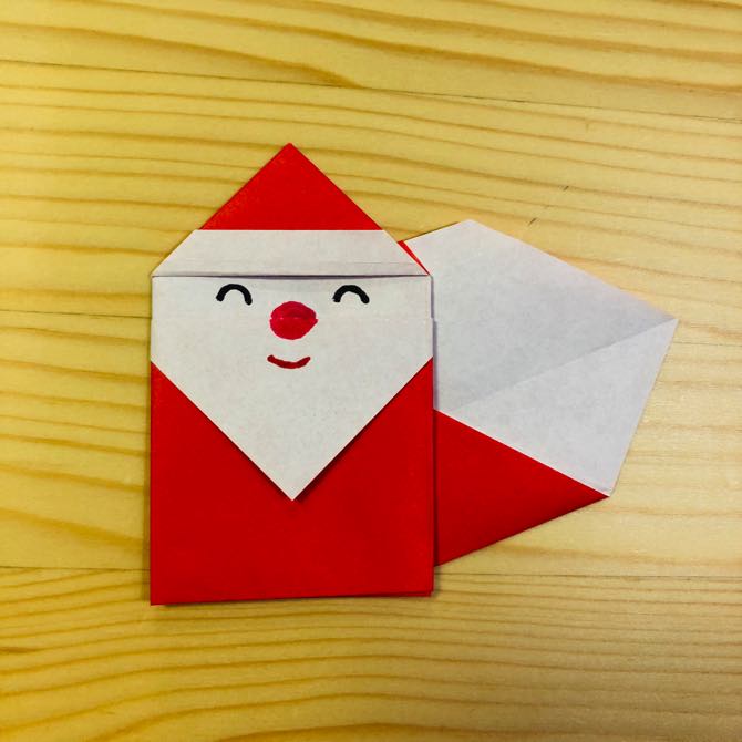 クリスマス「サンタのそり」折り紙Christmas 