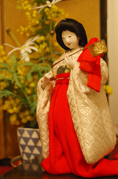雛人形「ことこと 三人官女 麻の葉」雛人形の通販 ふらここ
