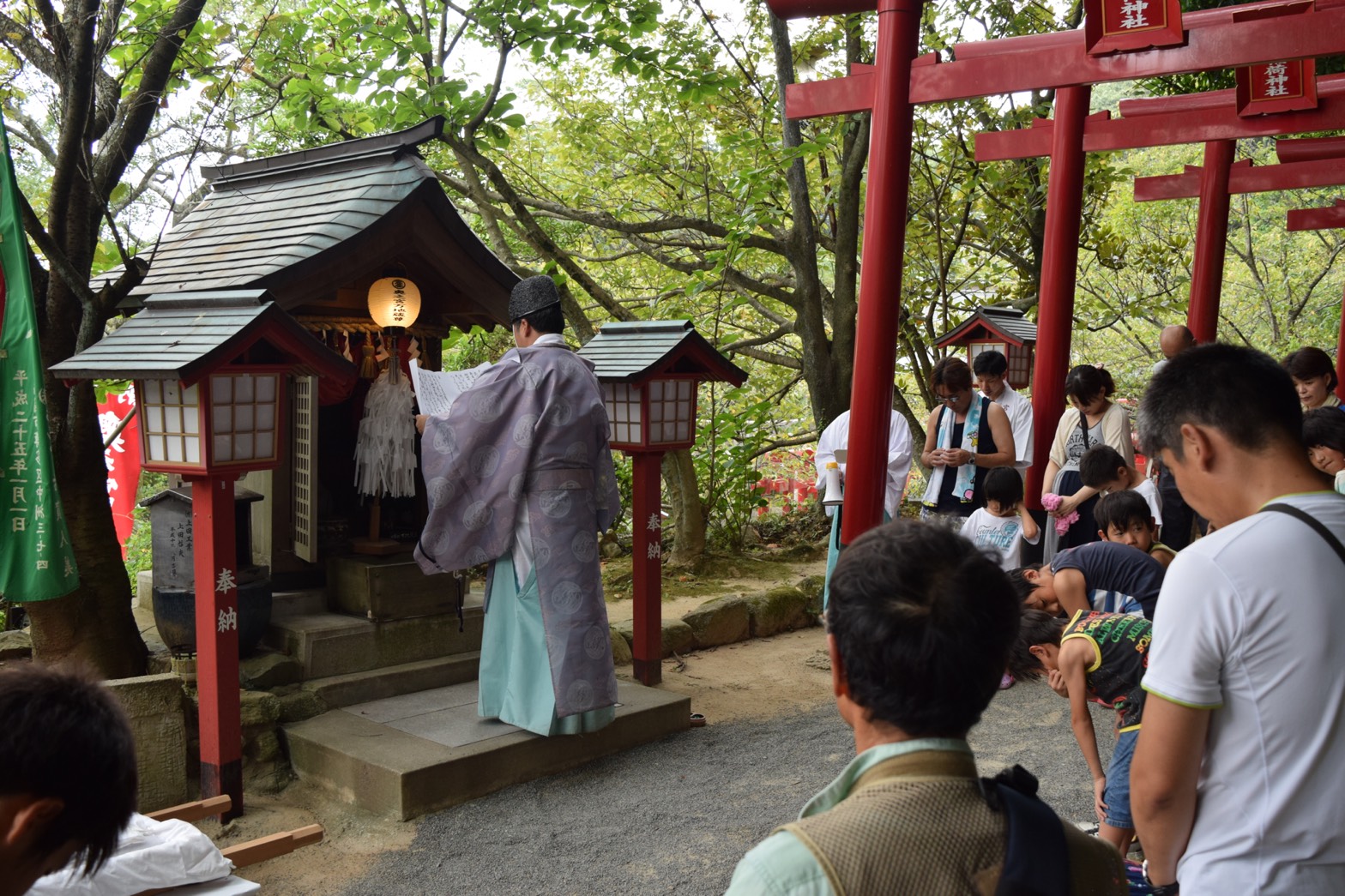 地蔵盆と貸し出し地蔵京都旅屋