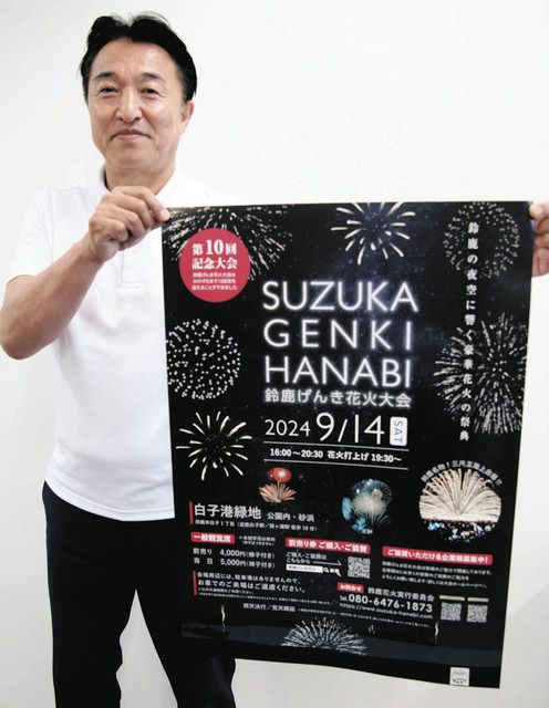 鈴鹿市 鈴鹿げんき花火大会開催決定！！今年の目玉は三尺玉の海上自爆☆有料観覧席の発売は？号外NET 鈴鹿市・亀山市