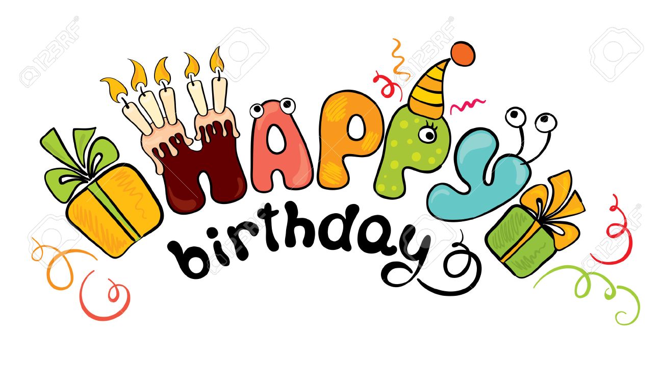 たんじょうびおめでとう」のイラスト無料のフリー素材 イラストエイト