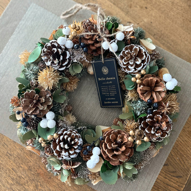 REBALANCE リバランス の「クリスマスリース 玄関 壁掛け用 インテリア雑貨 」 - WEAR