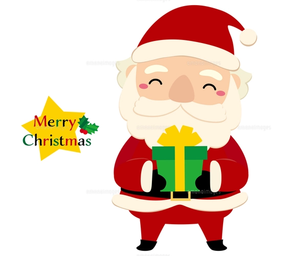 生活・行事・クリスマス・冬・人 サンタさんのかわいいフリーイラストフタバのフリーイラスト