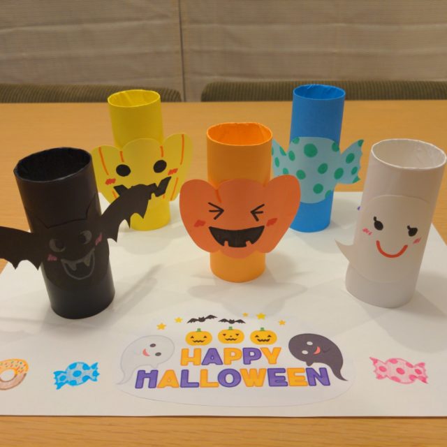 写真あり トイレットペーパーの芯のハロウィン人形の作り方ミックスじゅーちゅ 子どもの遊びポータルサイト