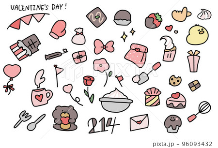 バレンタインの手書きイラスト03無料イラスト素材素材ラボ