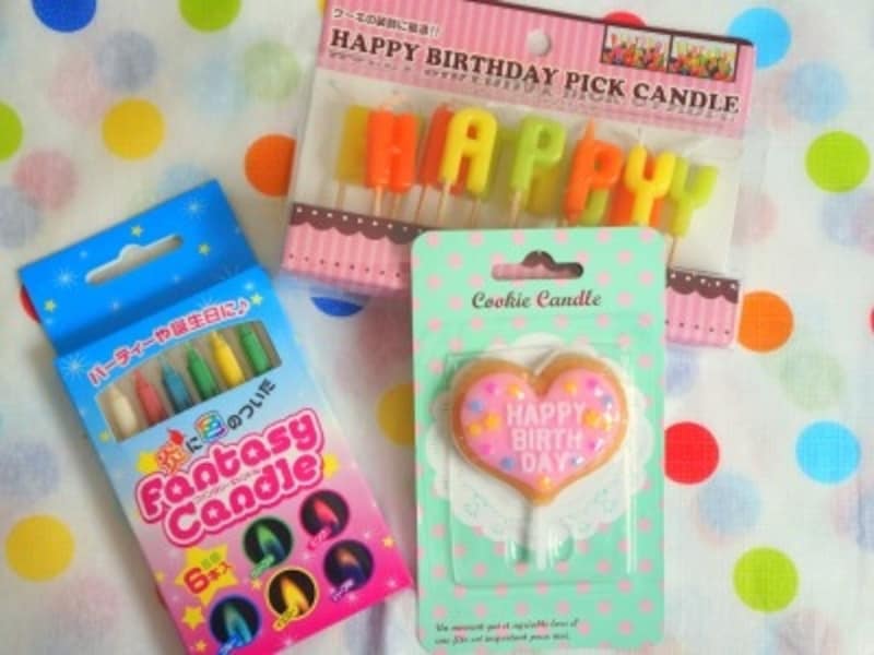 誕生日ケーキのろうそくやピック ダイソーの飾りはかわいい100均
