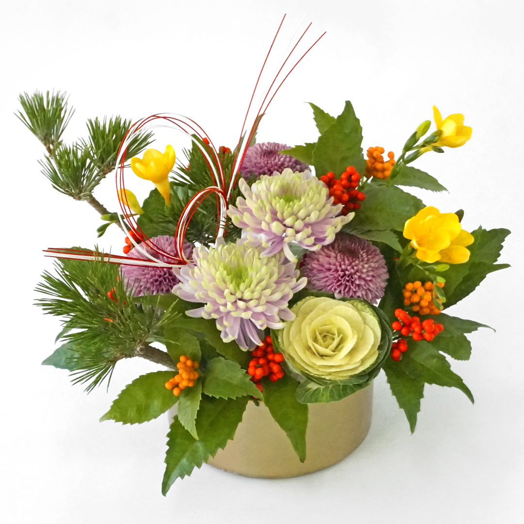 新年を彩る正月アレンジメント花 20000円すべての商品花助 祝花・厳選花屋から全国対応