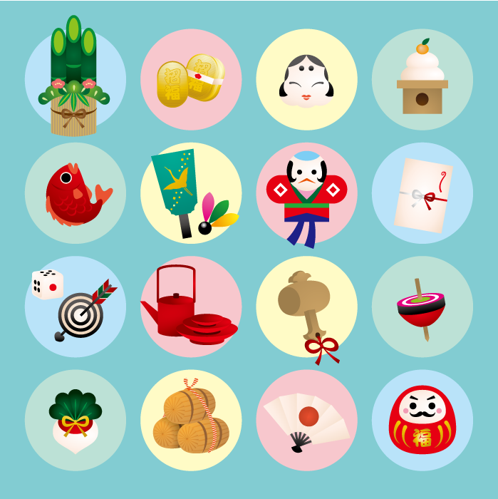 年末、お正月のご準備をお正月イラスト季節イラスト - non Illust-box