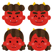 節分かわいいフリー素材集 いらすとや