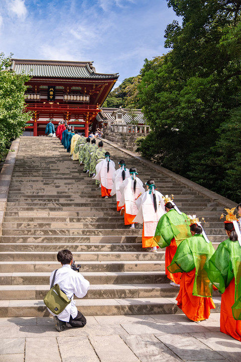 鎌倉いいね 例大祭は残暑の中の熱気で、とにかく暑かった 鶴岡八幡宮- 早期退職さてどう生きてく
