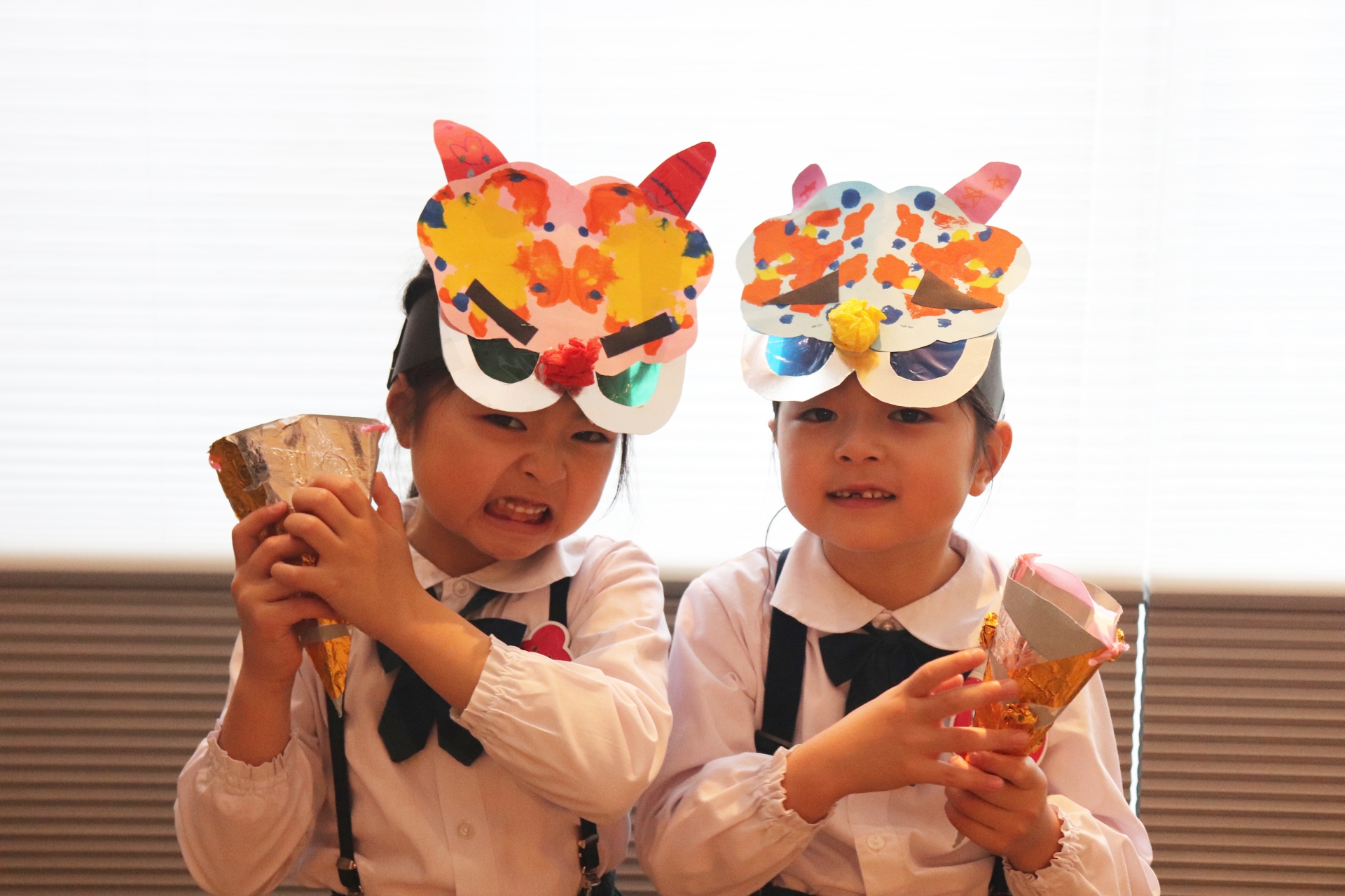 保育園 2月製作「鬼のお面」紙皿アイデア2種！簡単「折り紙の鬼」折り方の紹介保育士のお仕事静岡