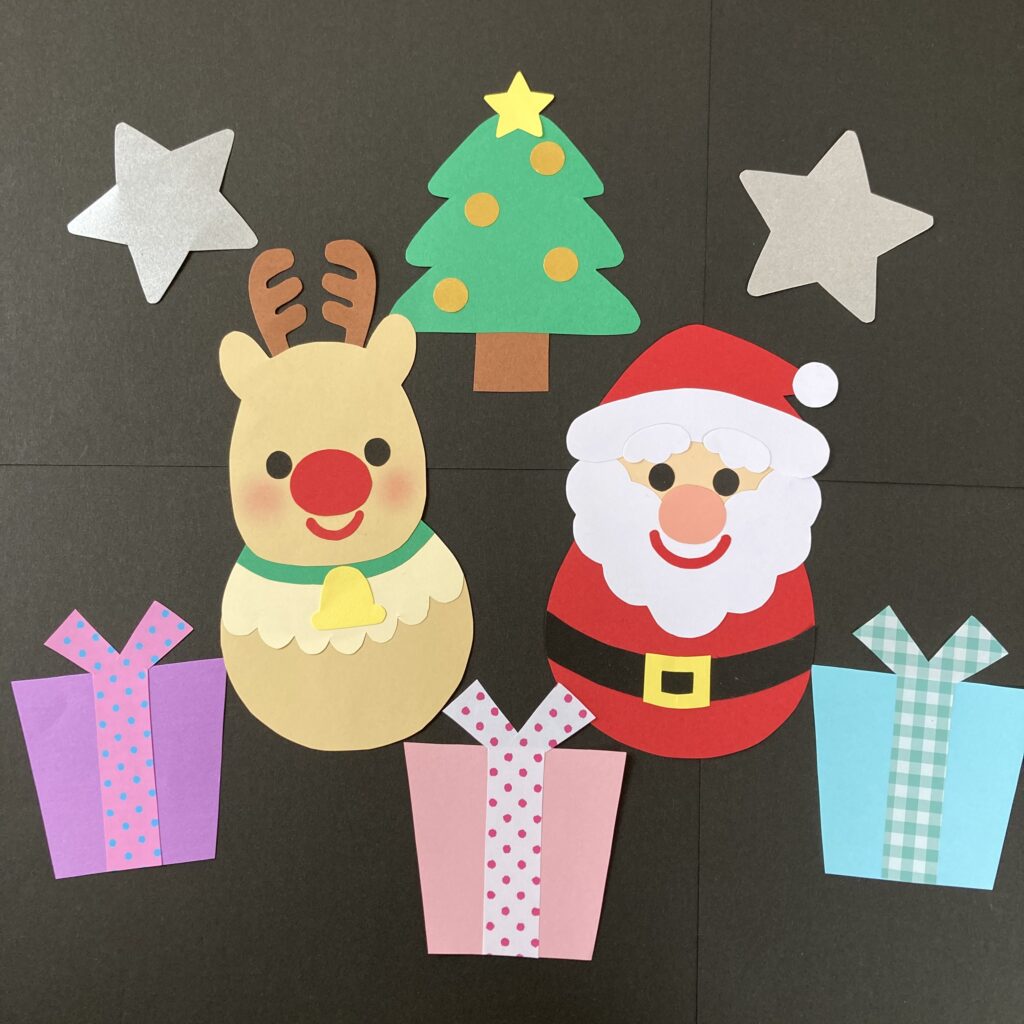 壁面飾り♪１２月 クリスマス♪ サンタ＆トナカイ♪ 雑貨・その他 IORI☆プロフィールをご一読ください☆ 通販6328725Creema クリーマ