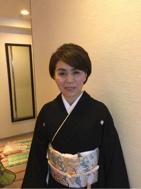 花嫁の母と姉♡ヘア&メイク&留袖着付け東京出張ヘアメイク着付け☆hair make カオリ