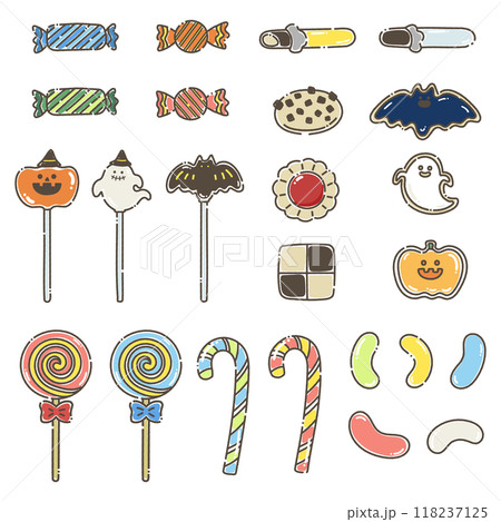 ハロウィンスイーツセットイラスト素材透過、PNGフリー画像ダウンロード - Pngtree