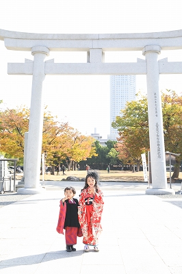 tetote七五三ロケーション撮影＠護国神社広島ママpikabu