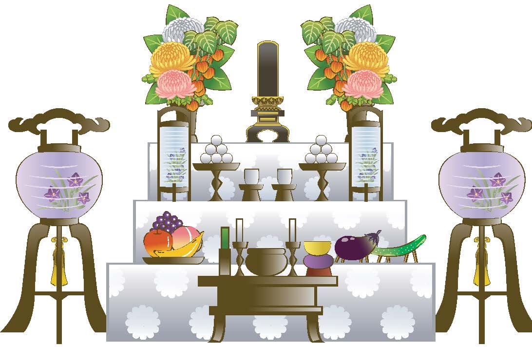 静岡県 一段盆棚の盆飾り・供え物静岡お盆お仏壇のやまき