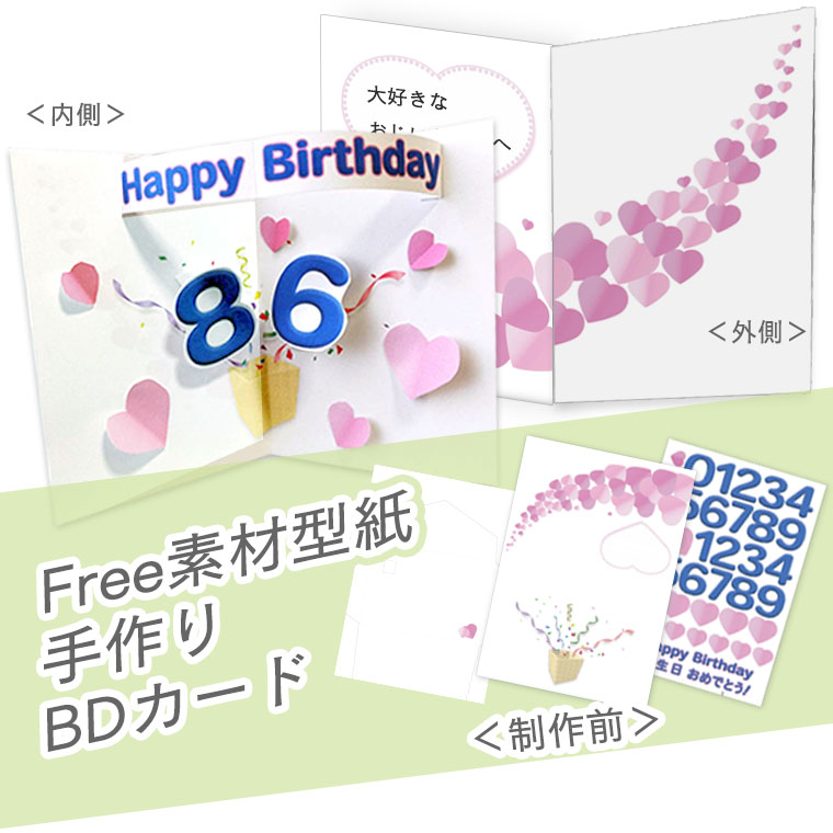 バースデーカード ハンドメイド オリジナル 手作り ポップアップ 仕掛け 祝い ポップアップカードの作り方 飛び出す仕掛けも簡単