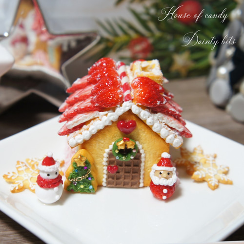 いちごサンタのクリスマスケーキ