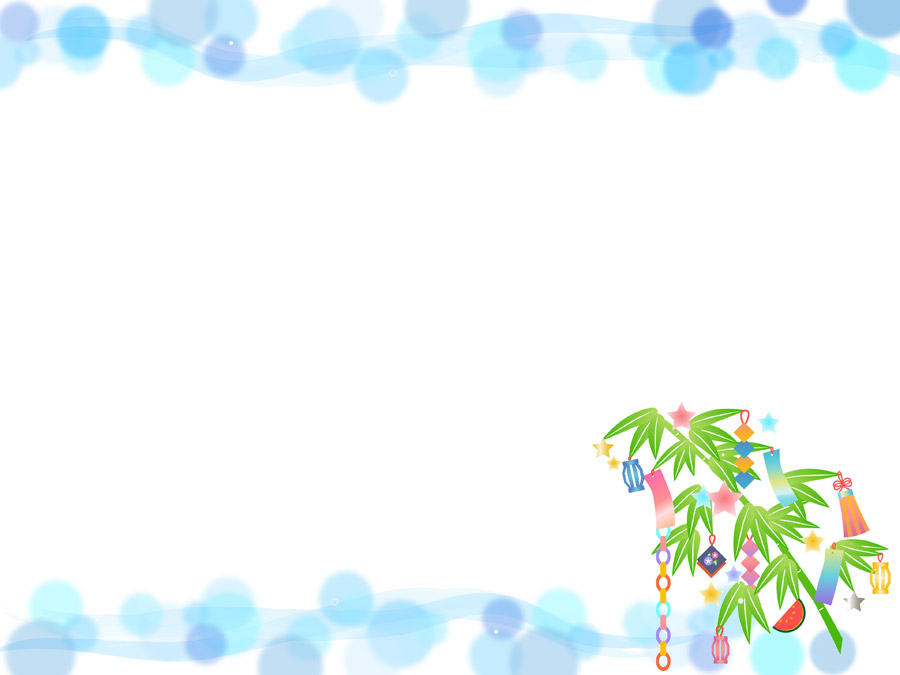 七夕フレーム CSai・png無料イラスト素材素材ラボ