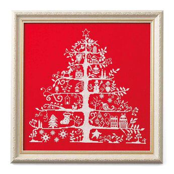 クリスマスツリー キルト マザーグース刺繍タペストリーハンドメイド - メルカリ