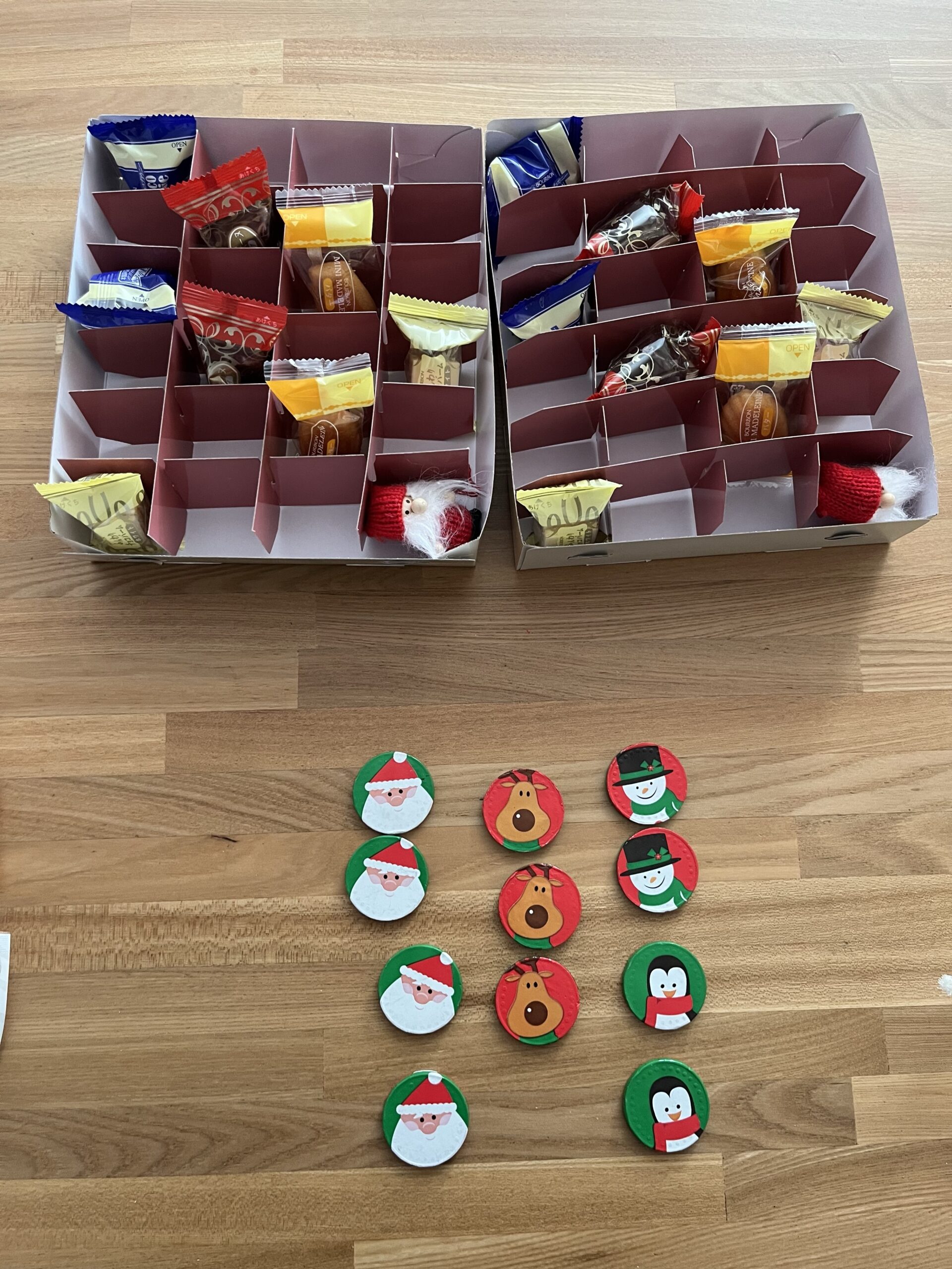 アドベントカレンダーを手作り！100均セリアでキットを購入 市販のものより安い＆子供も大満足UCHIの平屋