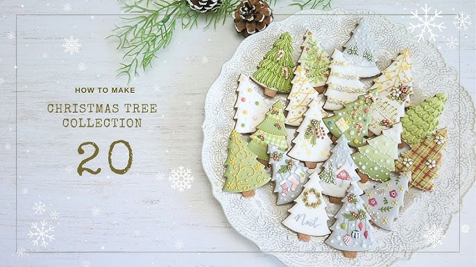 クリスマスツリーのアイシングクッキーみずのさちこ