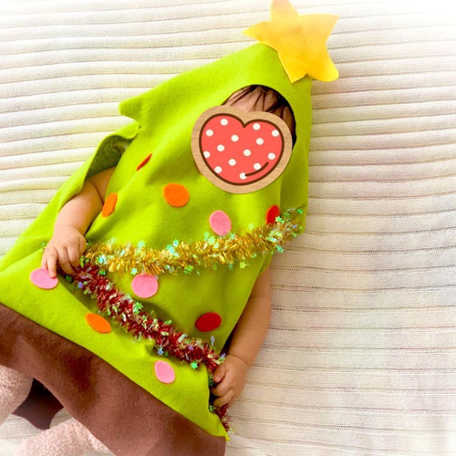 サンタポンチョ＊クリスマス＊クリスマス衣装＊サンタ＊サンタ衣装＊ベビー＊キッズ - PEACH0629'S GALLERYminnebyGMOペパボ 国内最大級のハンドメイド・手作り通販サイト