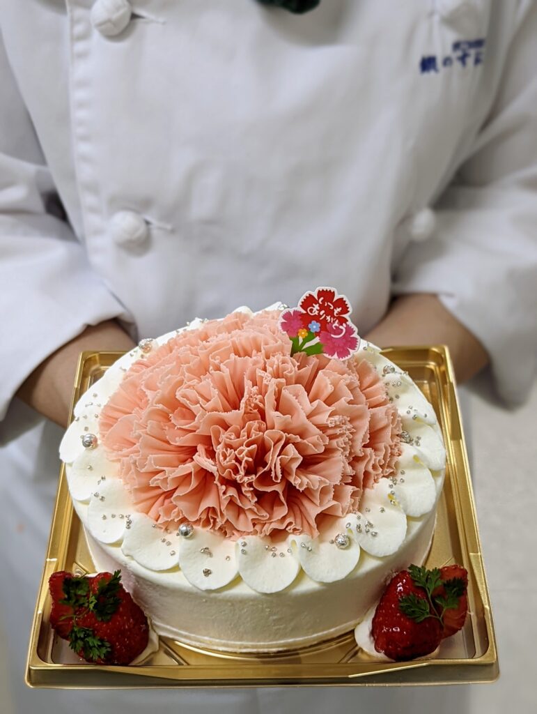 カーネーションケーキセンイルケーキ5号サイズ母の日 Cake.jp限定THE Ugly DucklingCake.jp