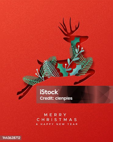 クリスマスカード 切り絵 3人のサンタ - レター・カード専門店 - G.C.PRESS ONLINE SHOP