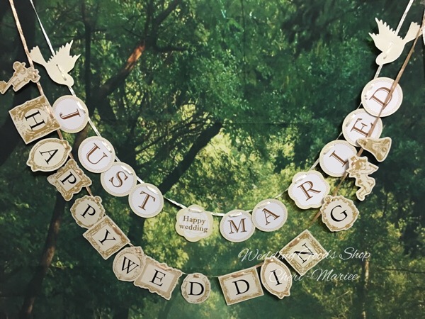 手作りフラッグガーランド無料テンプレート 結婚式のおしゃれインテリアコラム結婚式ムービーchouchou シュシュ