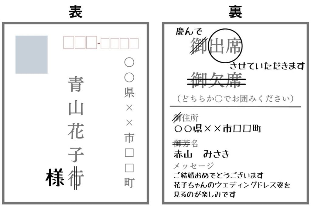 そのまま使える 結婚式WEB招待状の返信メッセージ例文とマナーブラプラヒトとは違う結婚式・フォトウェディングを