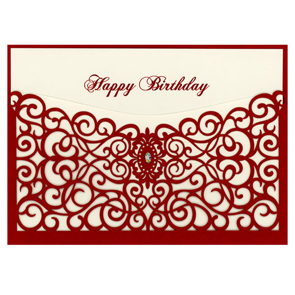 わんちゃんとハートをあしらったバースデーカードの無料メッセージカードテンプレート 15138 - デザインAC