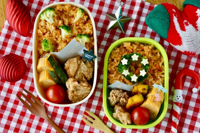 クリスマスツリー弁当