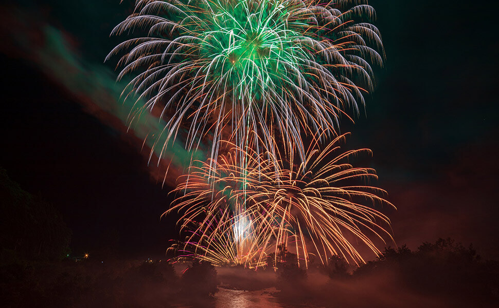 境川ふれあい夏祭り花火大会 岐阜県岐阜市空花火2025