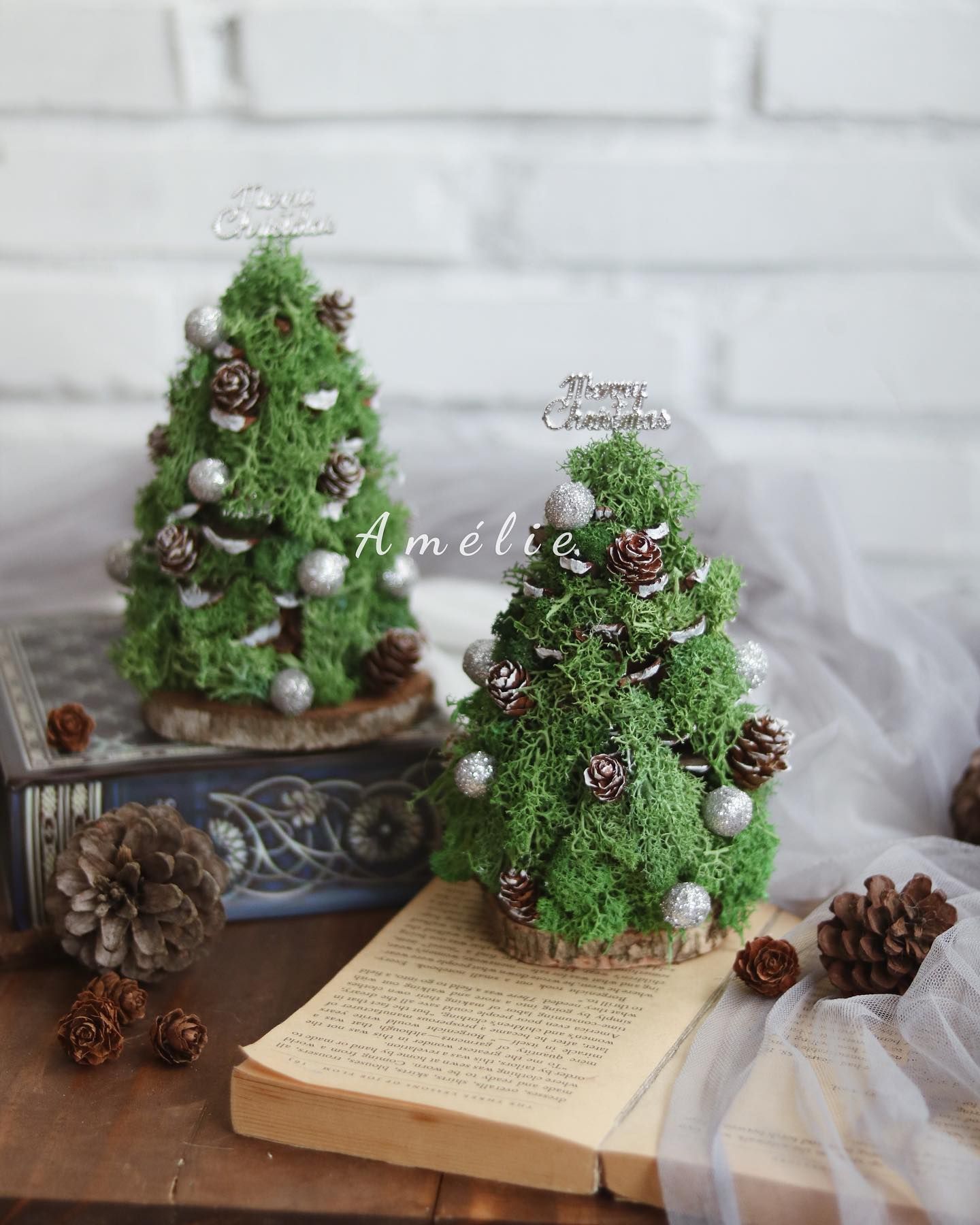 100均材料で「松ぼっくりツリー」を作りました！ クリスマスのハンドメイド・作り方紹介！LEE