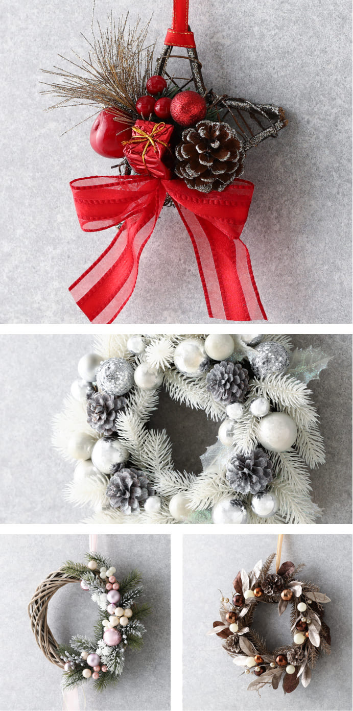 ナチュラル リース Mサイズ 玄関 M 通販 造花 フラワーギフト 飾り フェイクフラワー アートフラワー アートフラワーリース クリスマスリースアレンジ インテリア おしゃれ かわいい 可愛い リビング ギフト 雑貨即日発送 リースMサイズ 324M.カラフルリースA