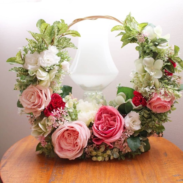 ♡受注対応♡プリザーブドフラワーリースブーケ ウェディングリースブーケ専門店ブーケ各種ブートニア花冠オーダー承ります ブーケ Lailaの花音 通販17993201Creema クリーマ