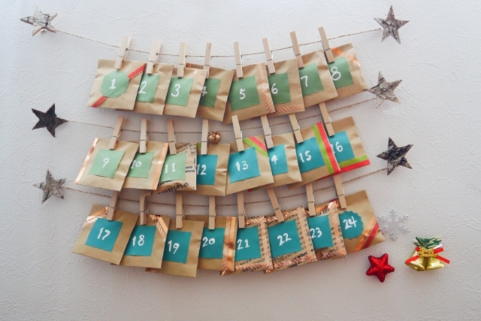 アドベントカレンダー用箱お菓子を入れて手作りしたい！おすすめランキングわたしと、暮らし