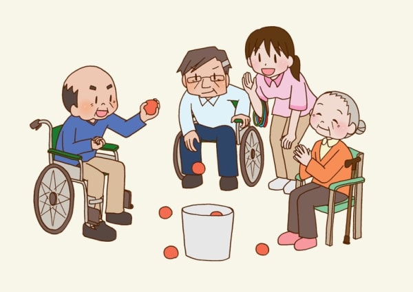 爆笑wホワイトボード＆ゴムボールを使った集団レクリエーション 高齢者レクリエーション