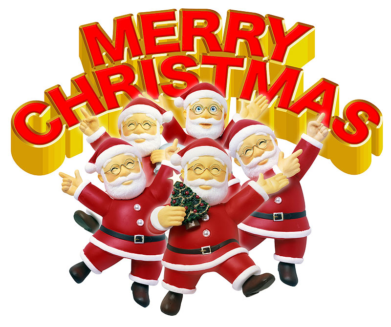 可愛いサンタクロースのイラスト - 夢いっぱいの無料素材 - チコデザ