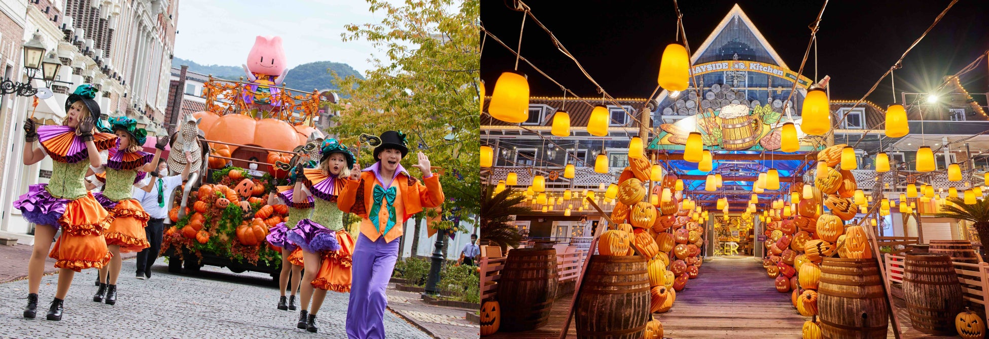 今年はハウステンボス史上最大級のハロウィーン！11月3日 水 まで開催中 ヨーロッパの街並みを埋め尽くすかぼちゃのランタンハウステンボス株式会社のプレスリリース